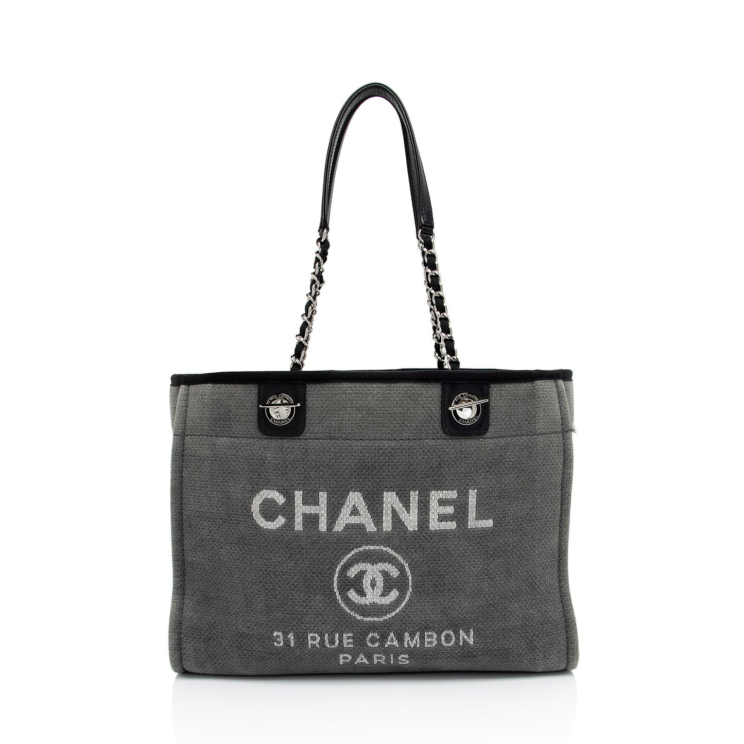 Luxury Chanel Denim Deauville Small Tote (SHF-TNnz1R)