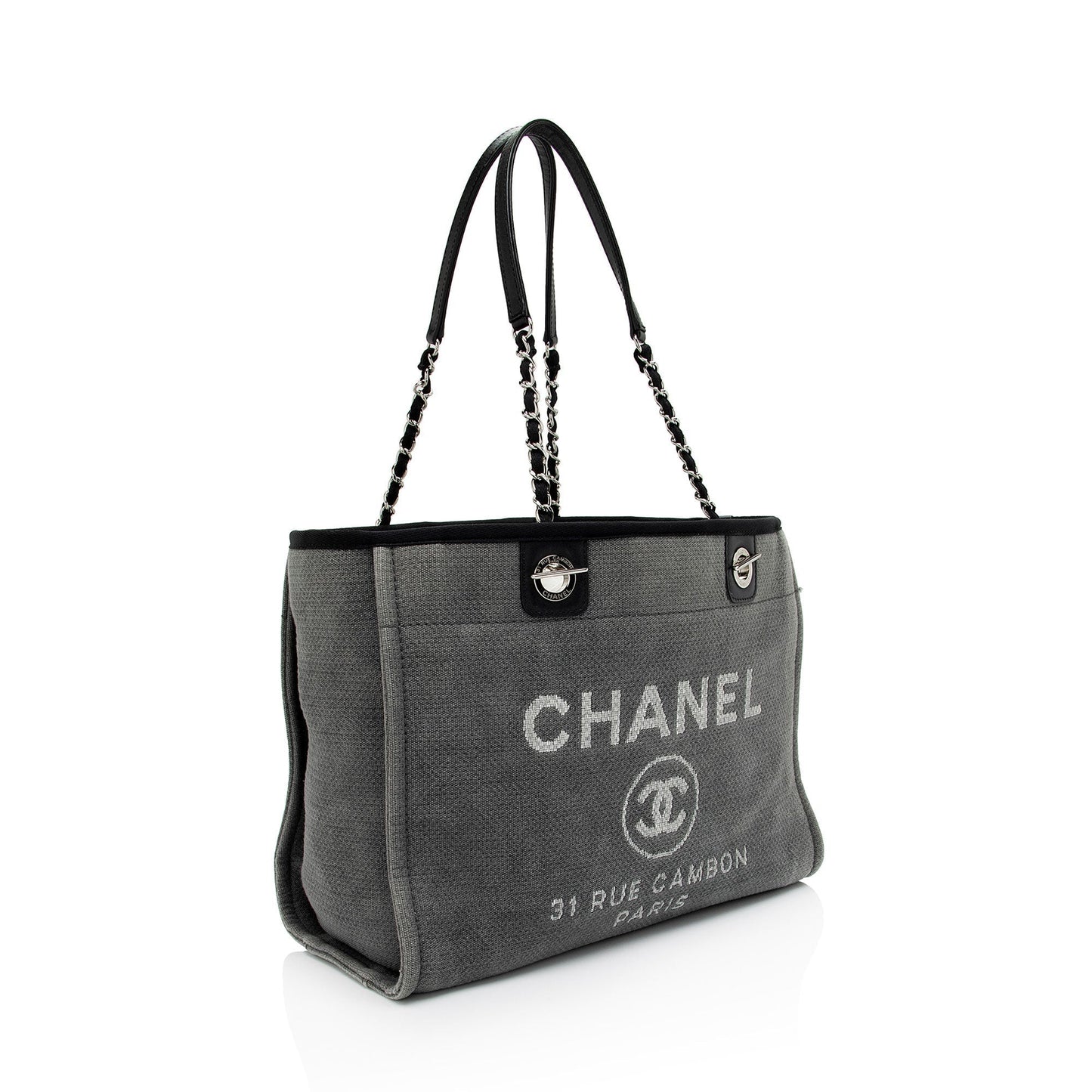 Luxury Chanel Denim Deauville Small Tote (SHF-TNnz1R)