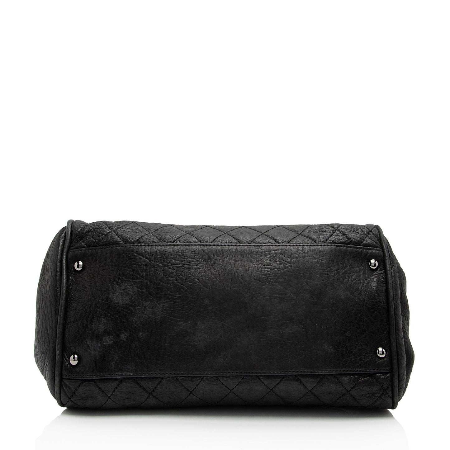 Chanel Distressed Lambskin Lady Braid Bowler Satchel (SHF-4rWbPz)