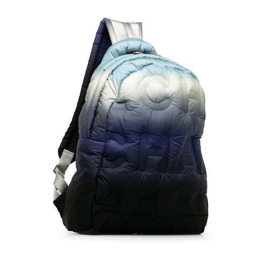 Chanel Embossed Nylon Doudoune Backpack (SHG-uuLrok)