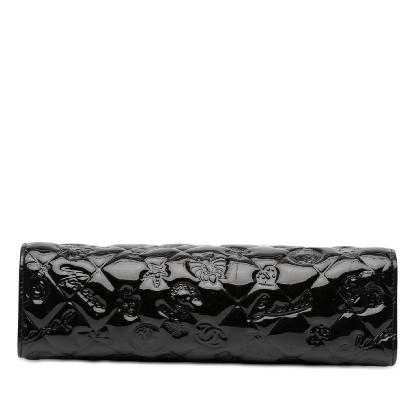 Chanel Embossed Patent Lucky Symbols Pochette