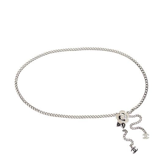 Chanel Enamel Camillia CC Chain Belt - Size OS (SHF-ZLPhfe)