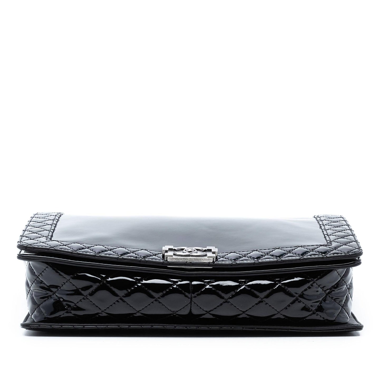 Chanel Extra Large Patent Boy Reverso Flap
