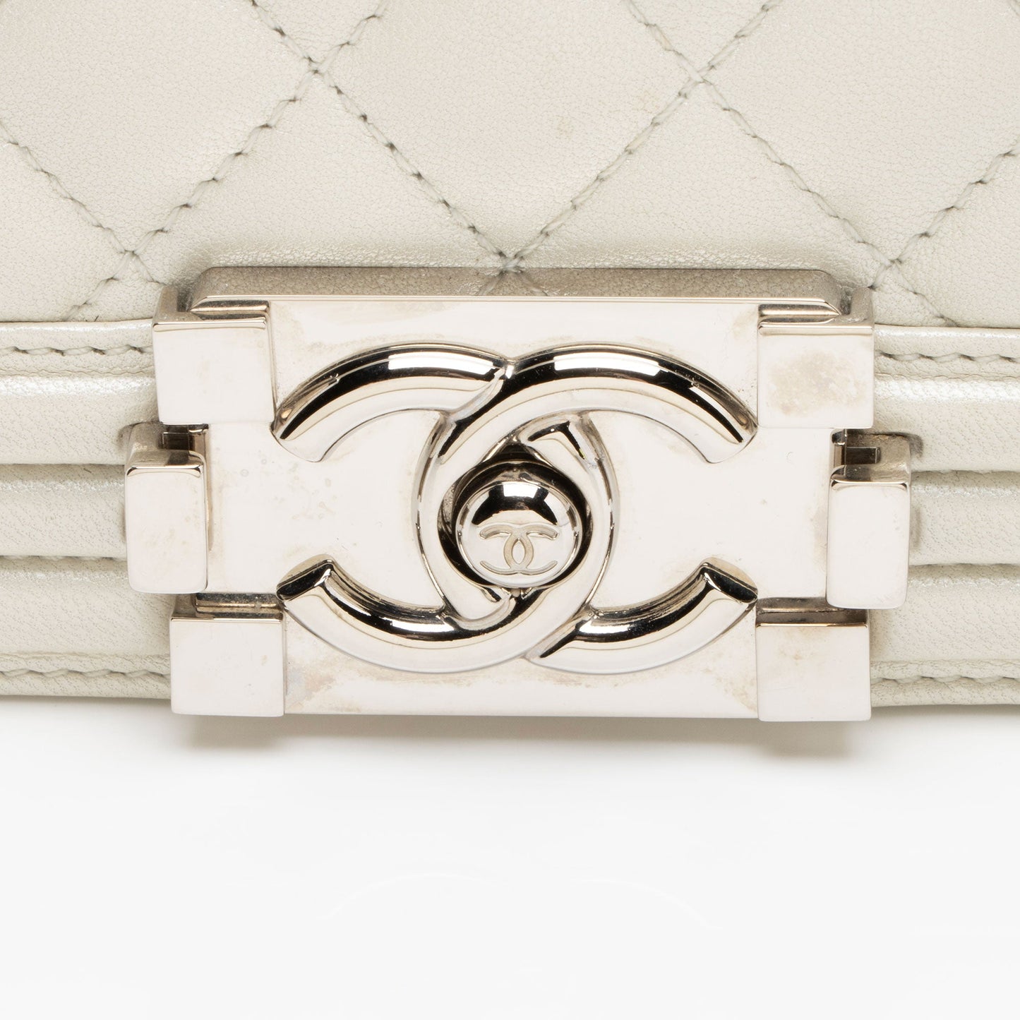 Chanel Iridescent Calfskin Old Medium Boy Bag