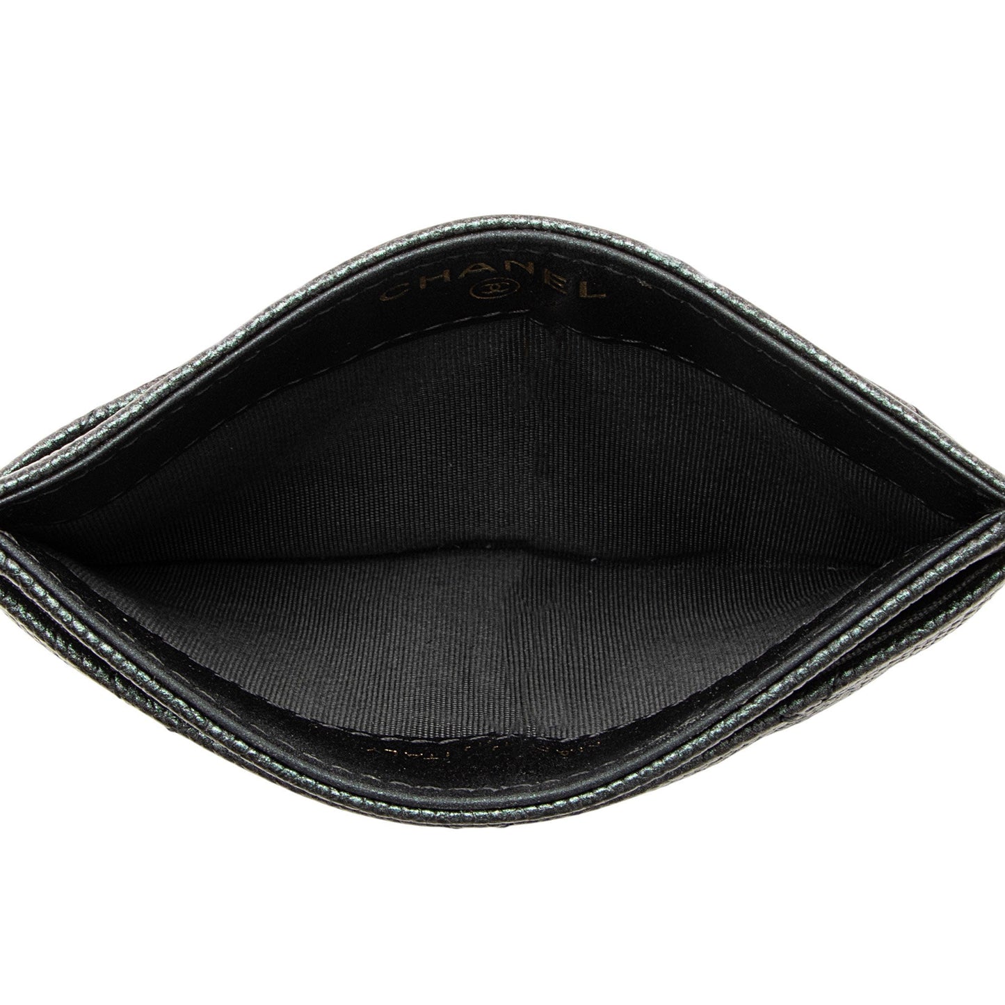 Chanel Iridescent Caviar Leather CC Card Holder