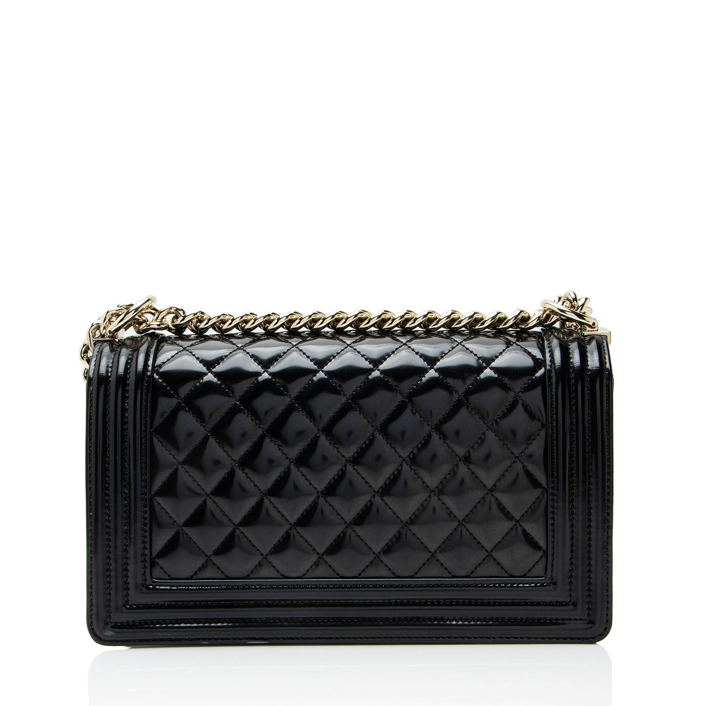 Chanel Iridescent Glazed Calfskin Old Medium Boy Bag