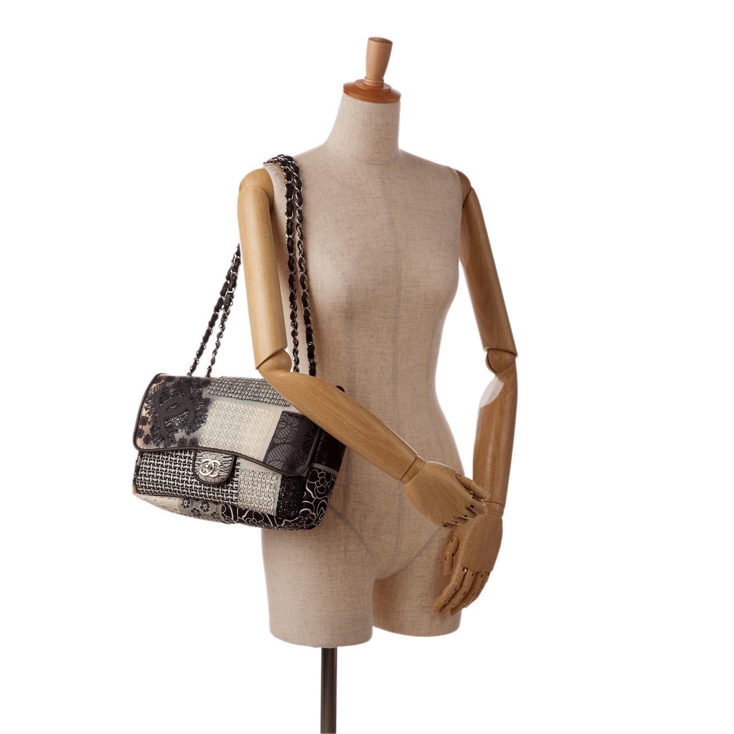 Chanel Jumbo CC Patchwork Classic Flap (SHG-IhKtwL)
