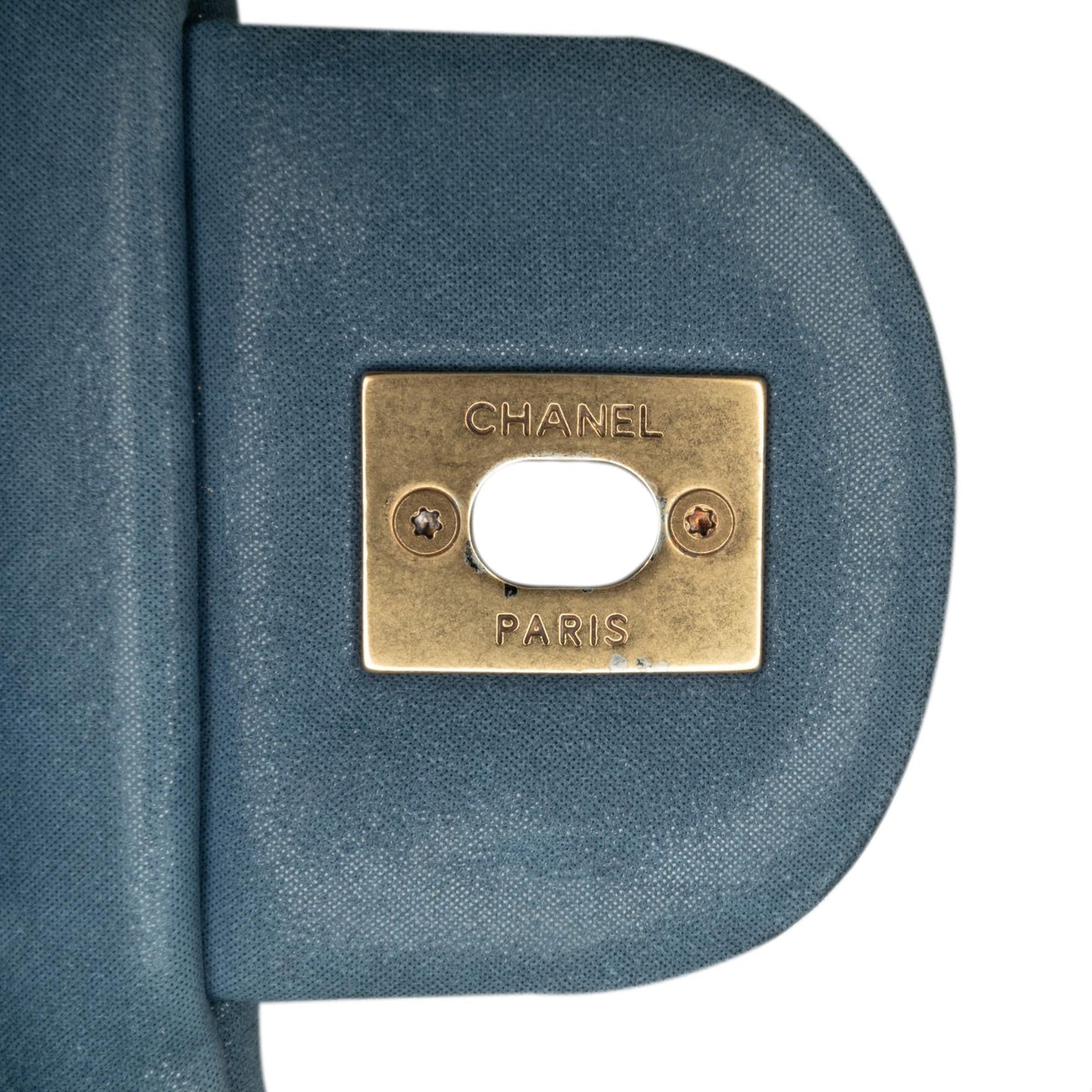 Chanel Jumbo Chevron Iridescent Surpique Flap (SHG-w8I8Ii)