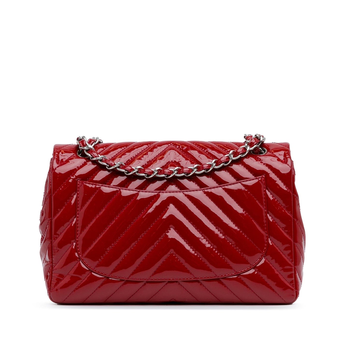 Luxury Chanel Jumbo Chevron Patent Single Flap (SHG-q2Z09k)