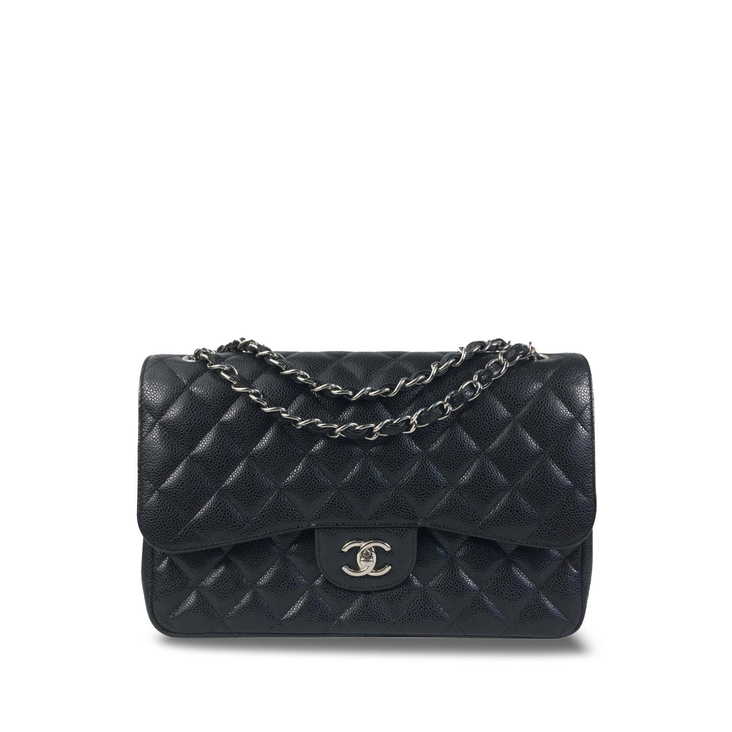 Chanel Jumbo Classic Caviar Double Flap (SHG-Ci6Lg1)