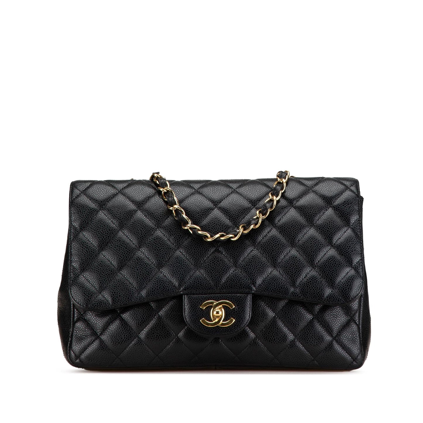 Chanel Jumbo Classic Caviar Single Flap