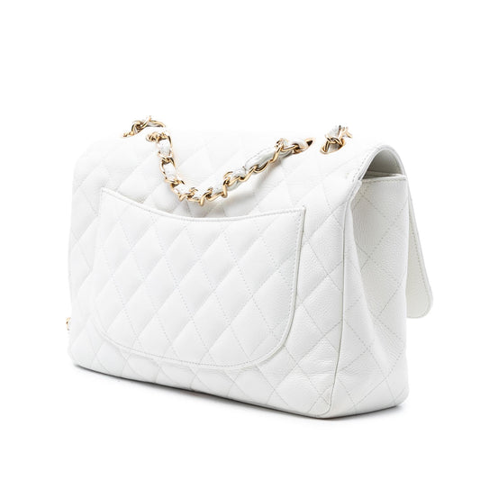 Chanel Jumbo Classic Caviar Single Flap
