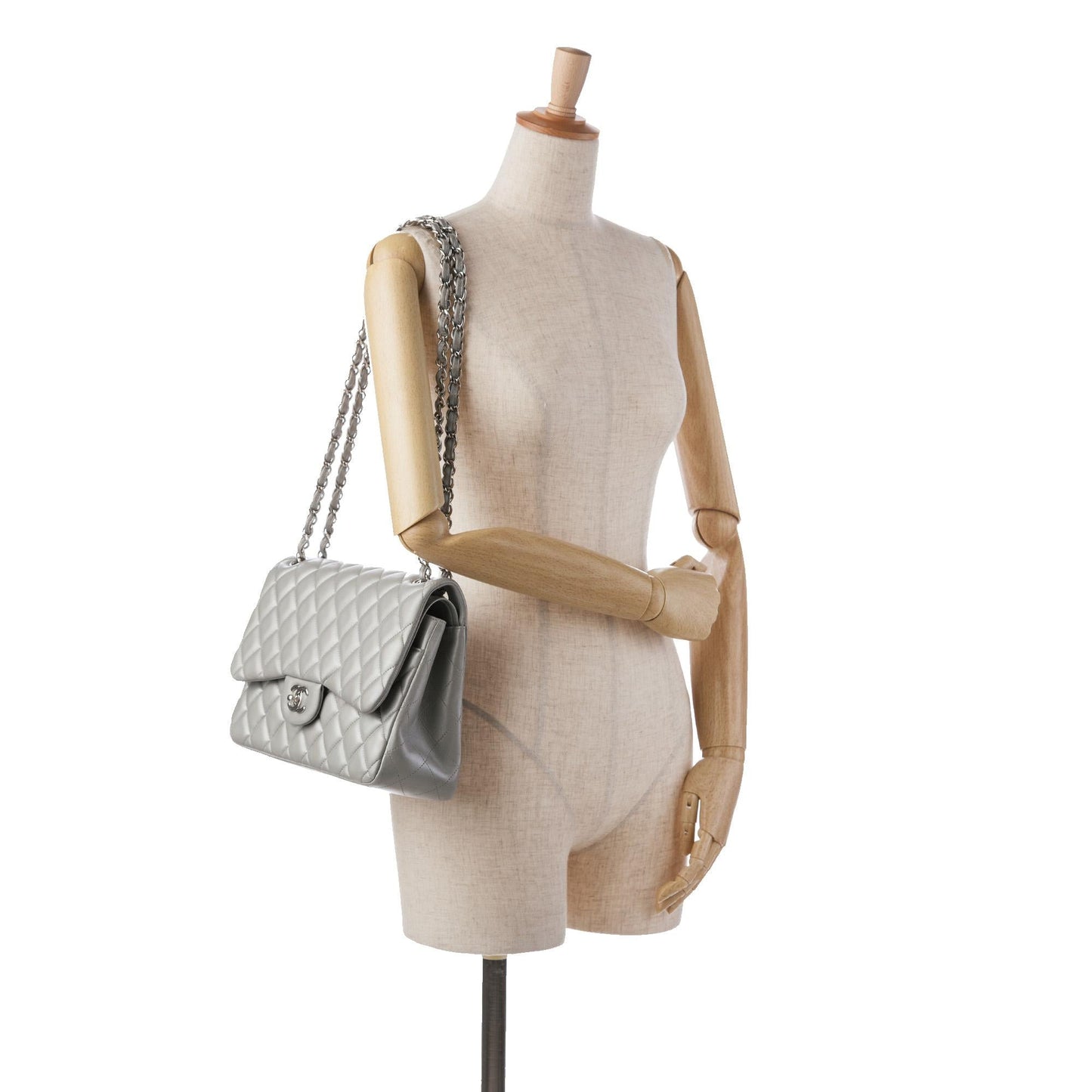 Chanel Jumbo Classic Lambskin Double Flap (SHG-FFE2dS)