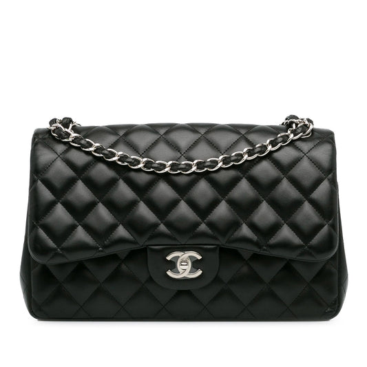 Chanel Jumbo Classic Lambskin Double Flap (SHG-WX0kkI)