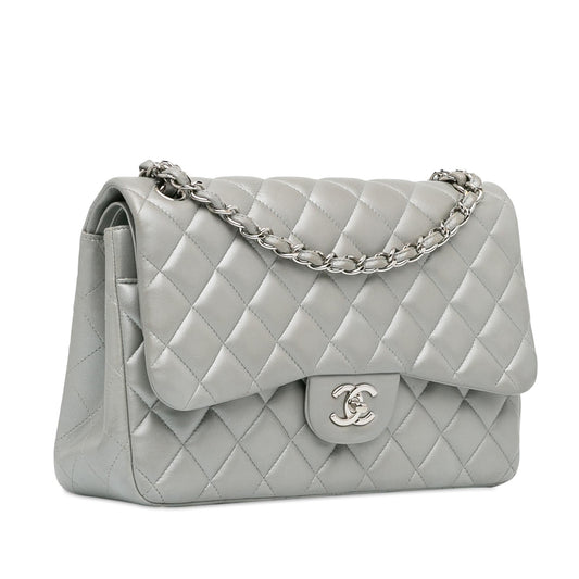 Chanel Jumbo Classic Lambskin Double Flap (SHG-9Vm2sZ)