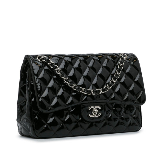 Chanel Jumbo Classic Patent Double Flap (SHG-88VGAj)