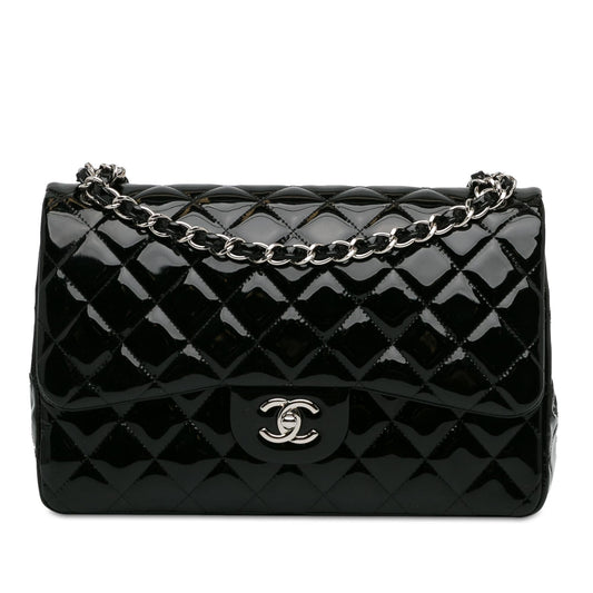 Luxury Chanel Jumbo Classic Patent Double Flap (SHG-Emgu8N)