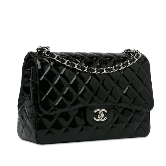 Luxury Chanel Jumbo Classic Patent Double Flap (SHG-Emgu8N)