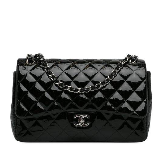Luxury Chanel Jumbo Classic Patent Double Flap (SHG-N1UTHV)