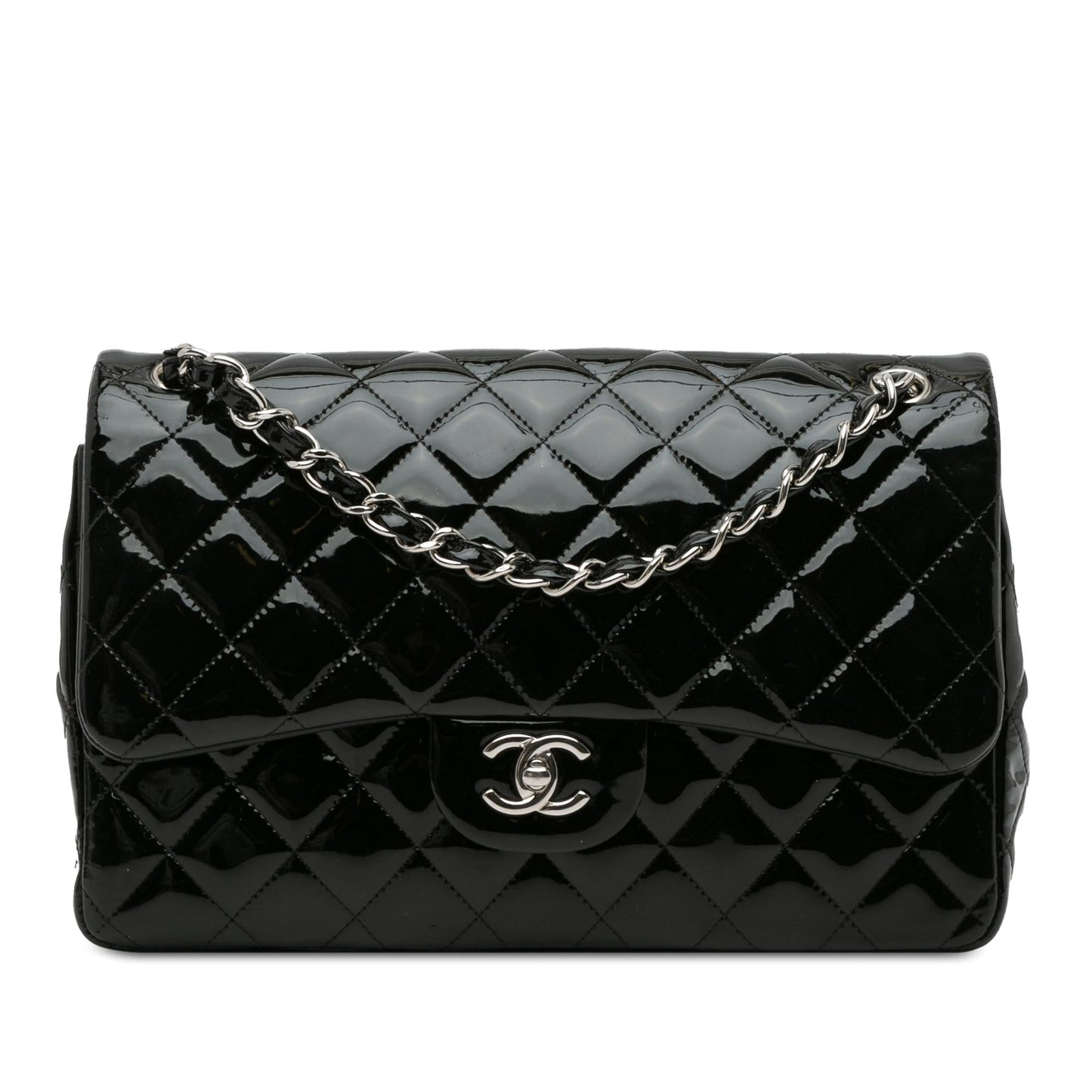 Luxury Chanel Jumbo Classic Patent Double Flap (SHG-gJqseL)
