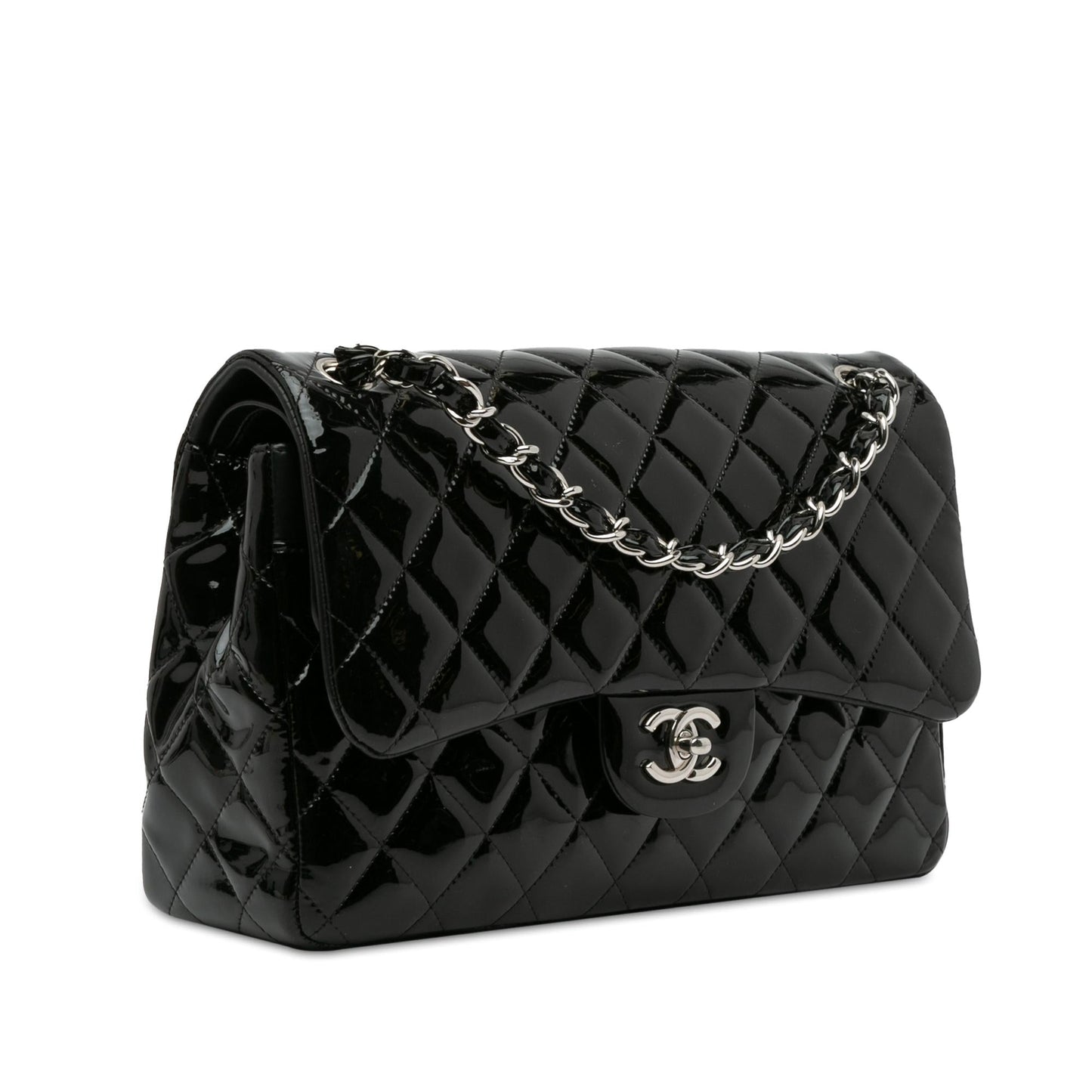 Luxury Chanel Jumbo Classic Patent Double Flap (SHG-gJqseL)