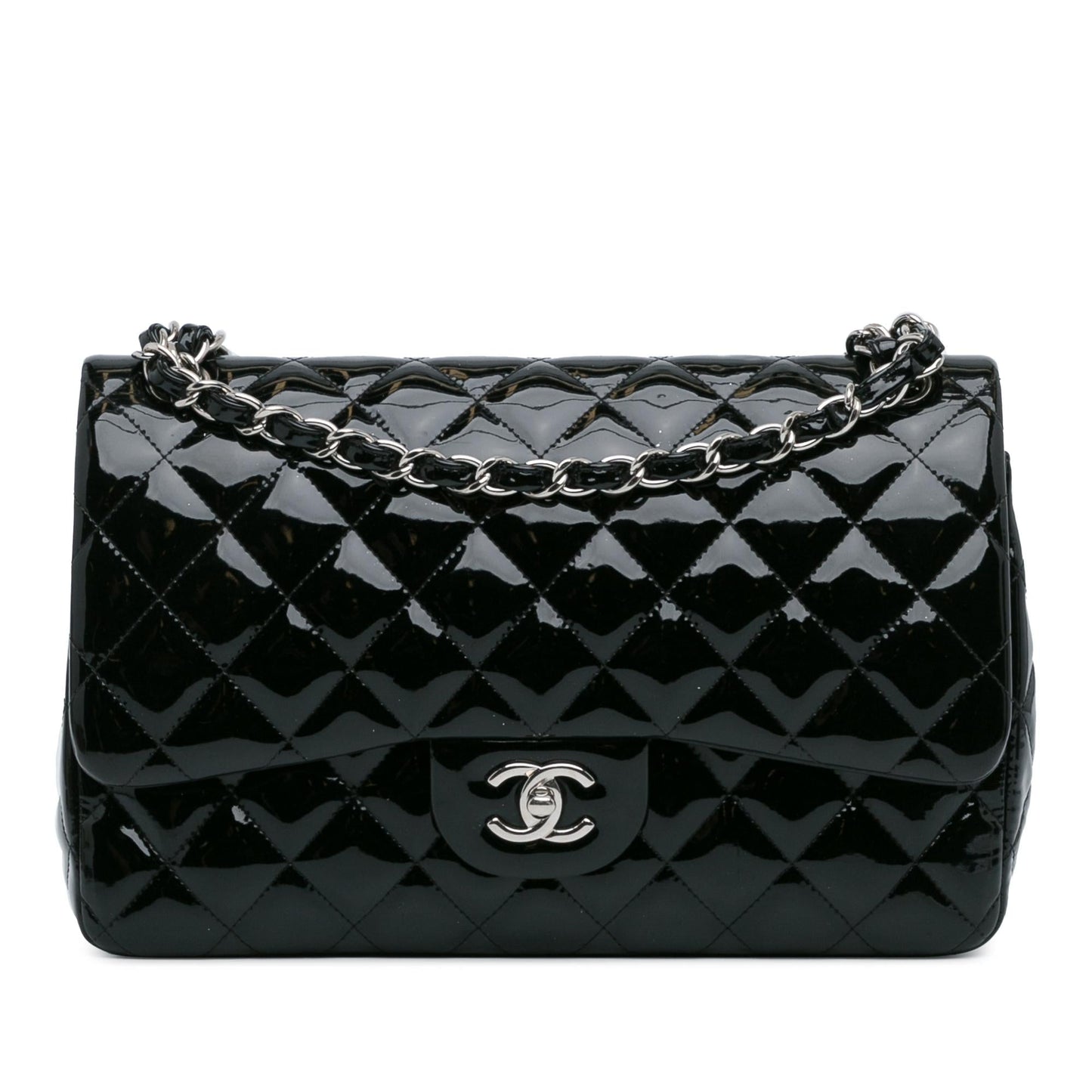 Luxury Chanel Jumbo Classic Patent Double Flap (SHG-OHbgvl)