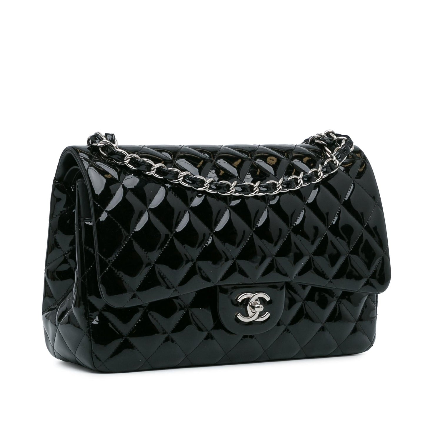 Luxury Chanel Jumbo Classic Patent Double Flap (SHG-OHbgvl)