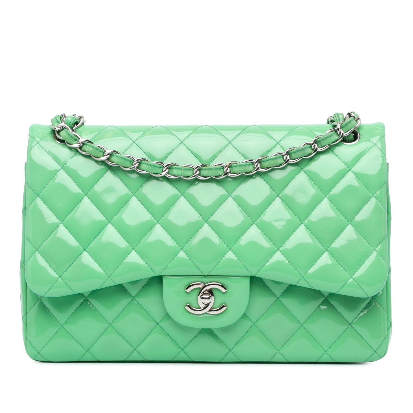 Luxury Chanel Jumbo Classic Patent Double Flap (SHG-vCasJx)