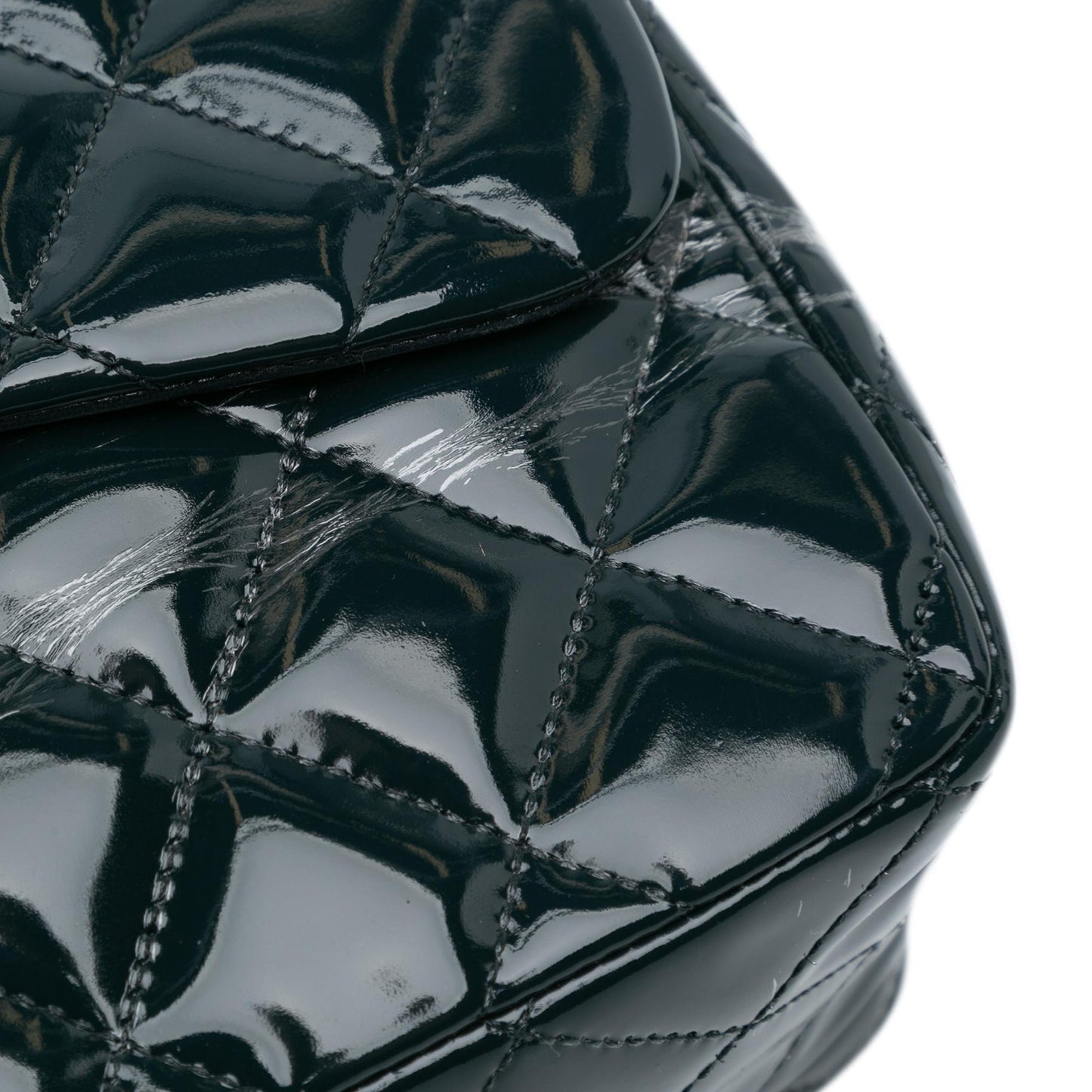 Chanel Jumbo Classic Patent Double Flap