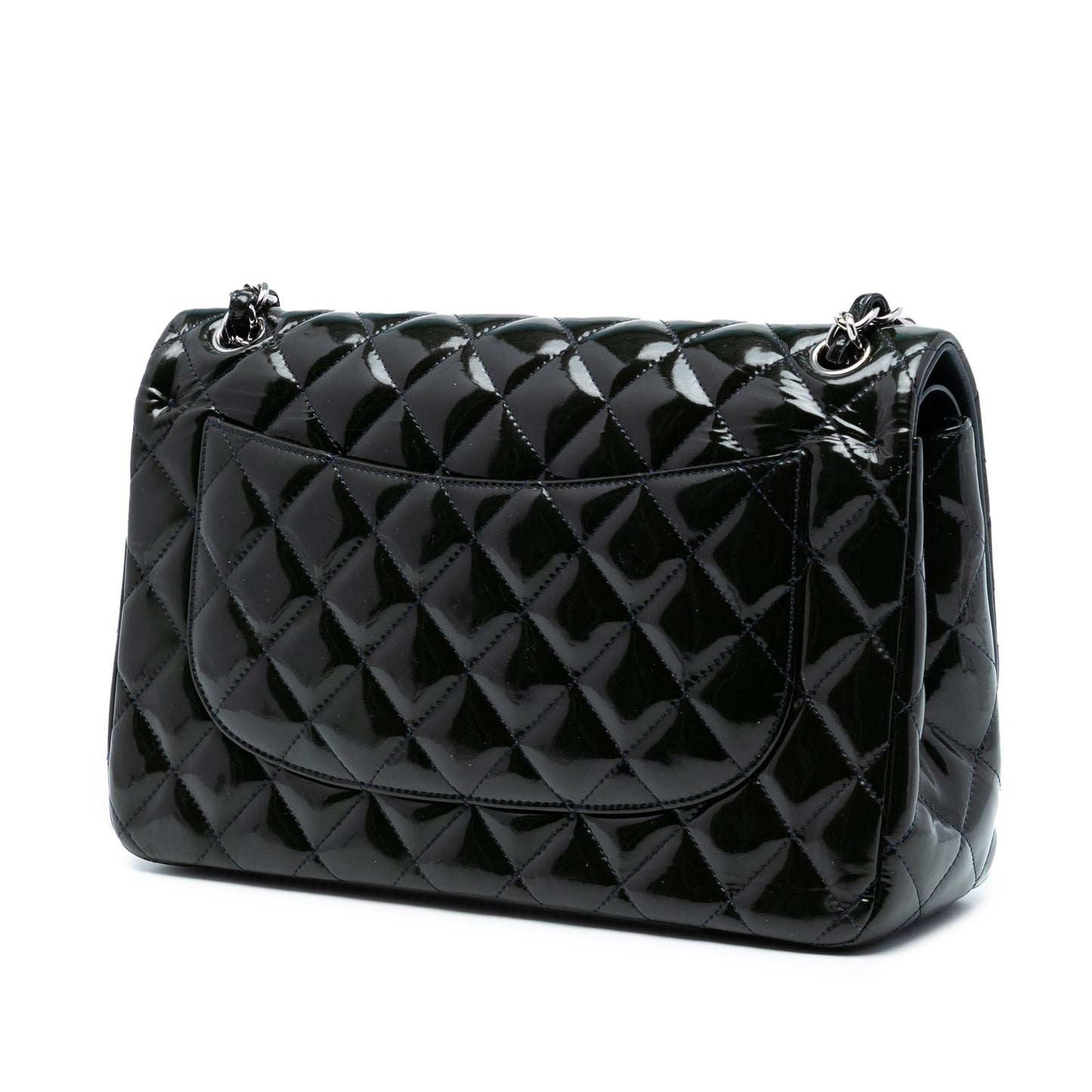Chanel Jumbo Classic Patent Double Flap