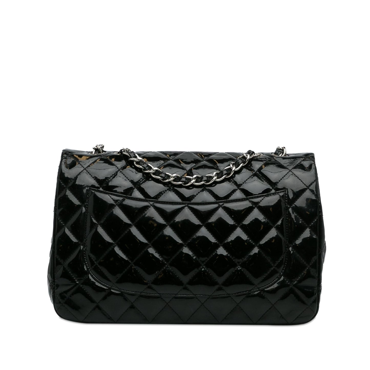 Luxury Chanel Jumbo Classic Patent Single Flap Bag (SHG-k7UqYV)
