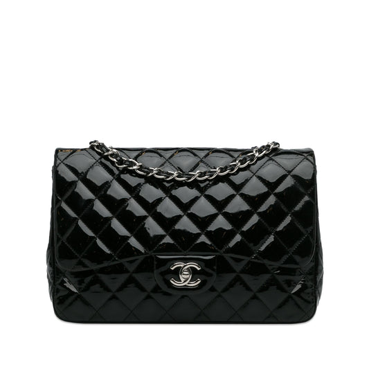 Luxury Chanel Jumbo Classic Patent Single Flap Bag (SHG-k7UqYV)