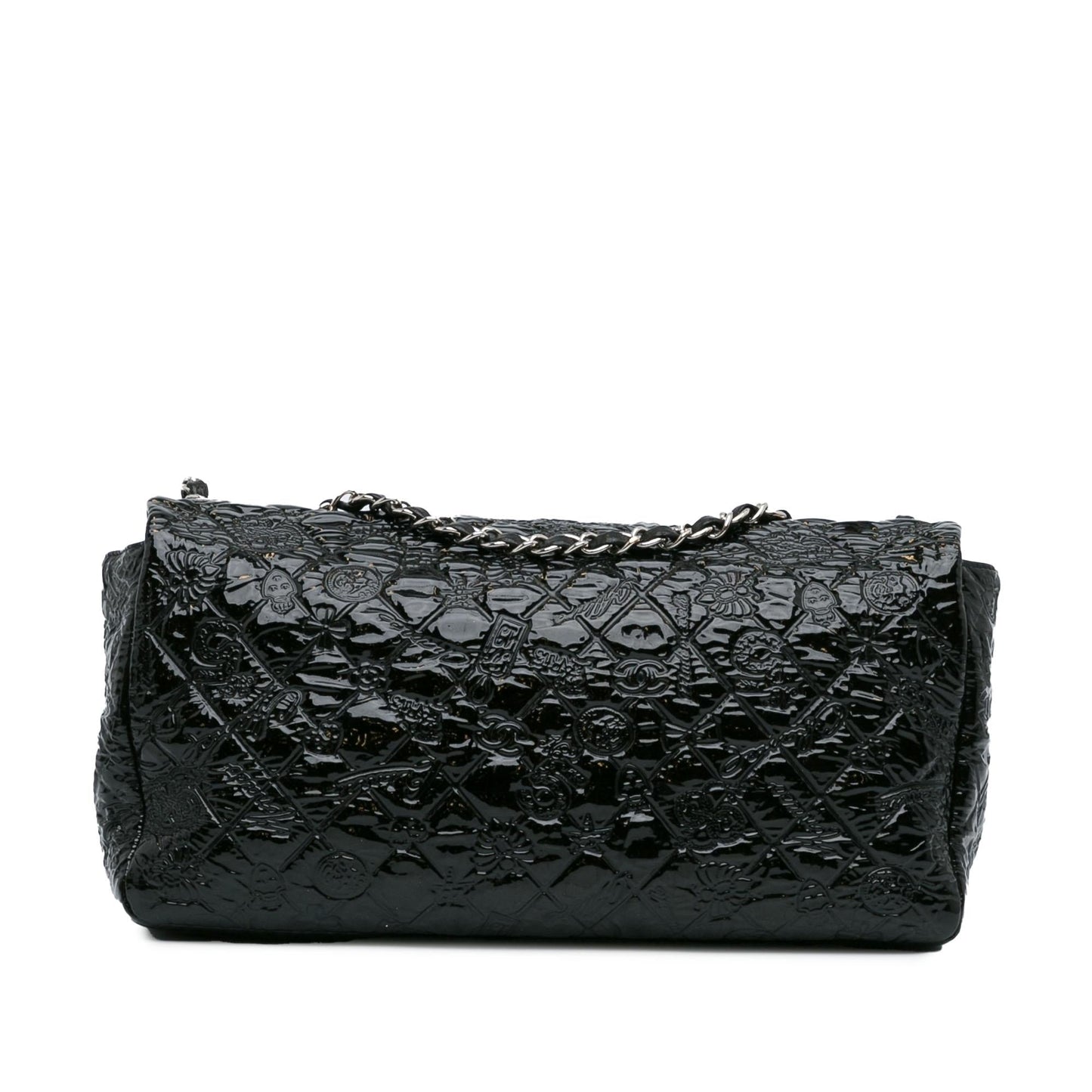Luxury Chanel Jumbo Patent Lucky Symbols Flap (SHG-IatIl6)
