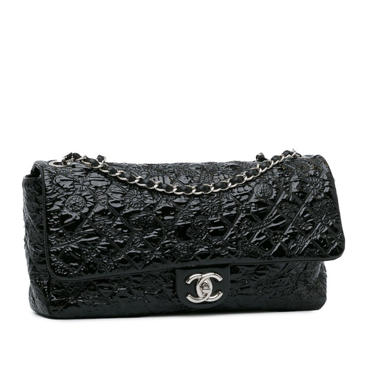 Luxury Chanel Jumbo Patent Lucky Symbols Flap (SHG-IatIl6)