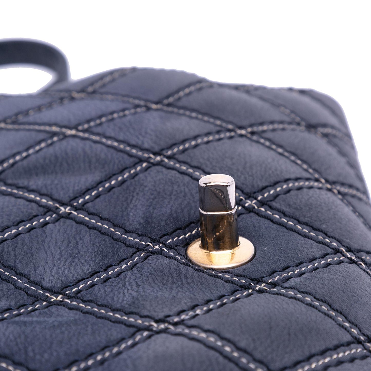 Chanel Jumbo Quilted Calfskin Triple Stitched Flap