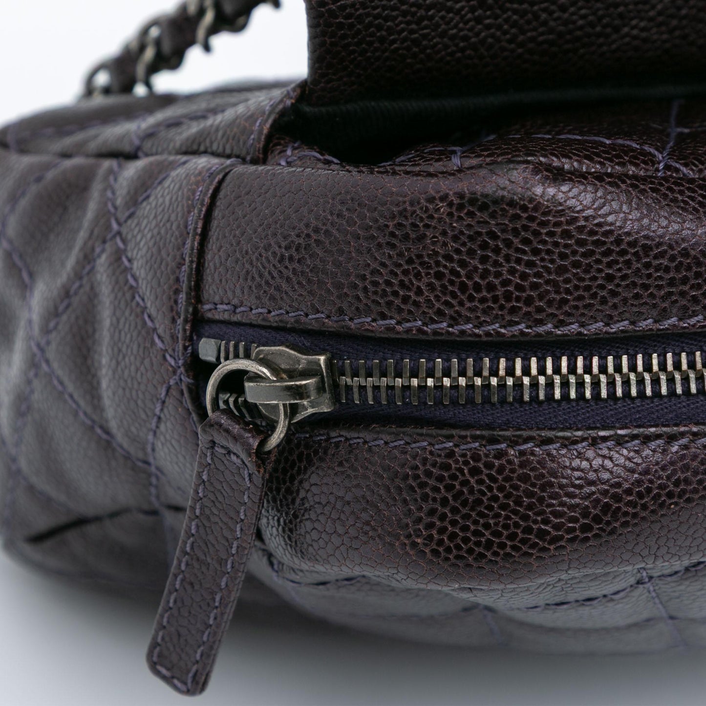 Chanel Jumbo Quilted Caviar Easy Flap