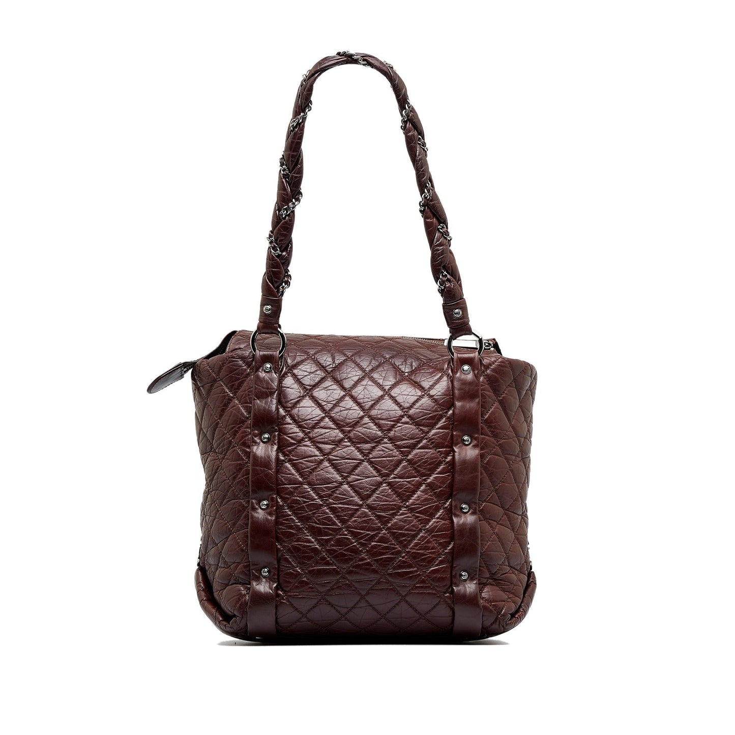 Luxury Chanel Lady Braid Shopping Tote (SHG-coeeFn)