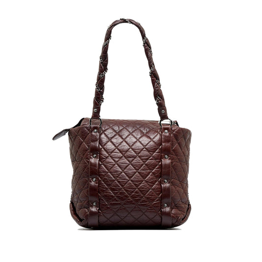 Luxury Chanel Lady Braid Shopping Tote (SHG-coeeFn)