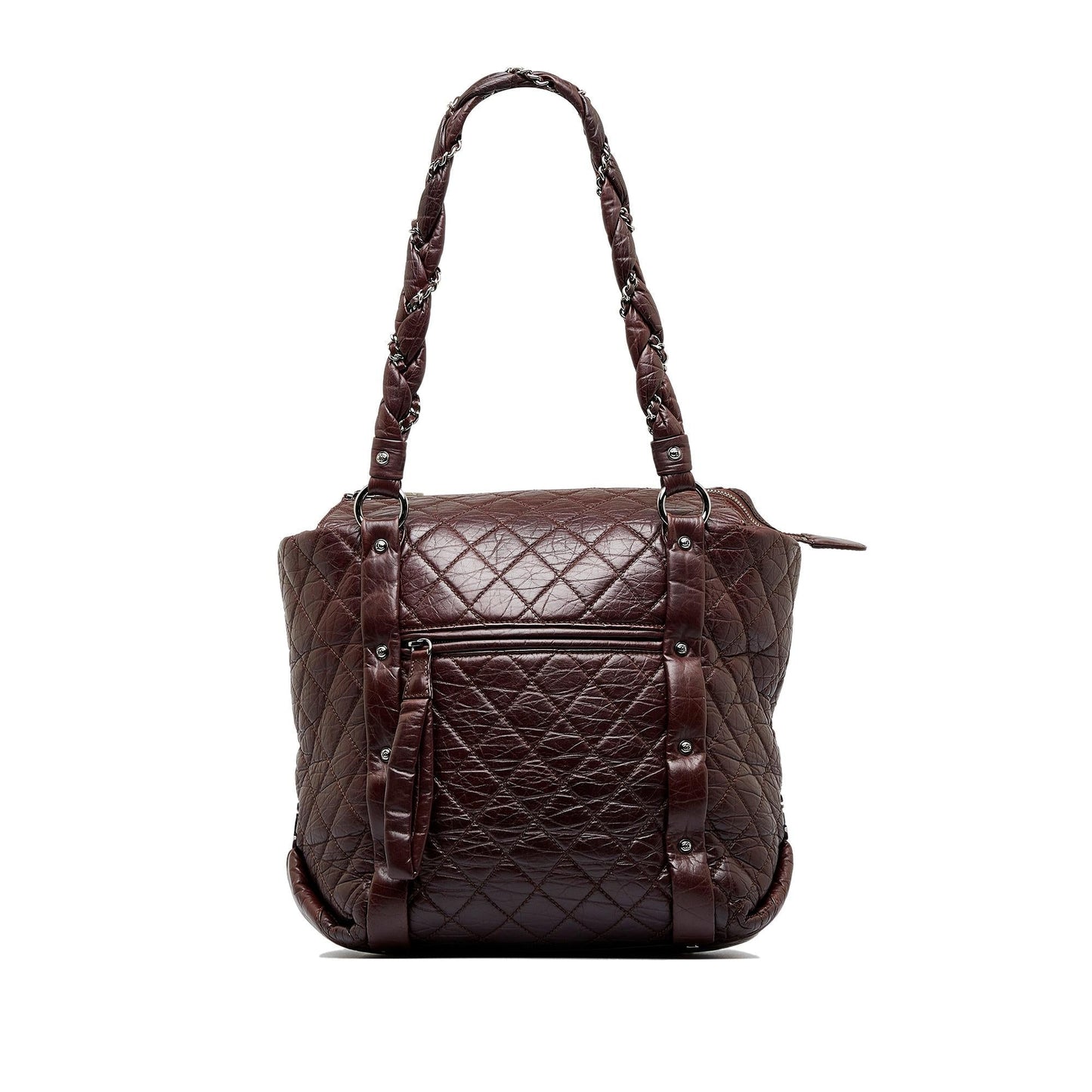 Luxury Chanel Lady Braid Shopping Tote (SHG-coeeFn)