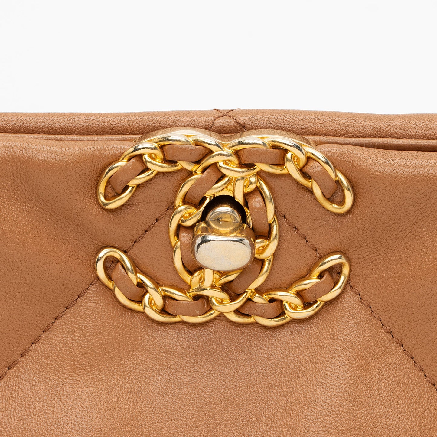 Chanel Lambskin 19 East/West Shopping Tote