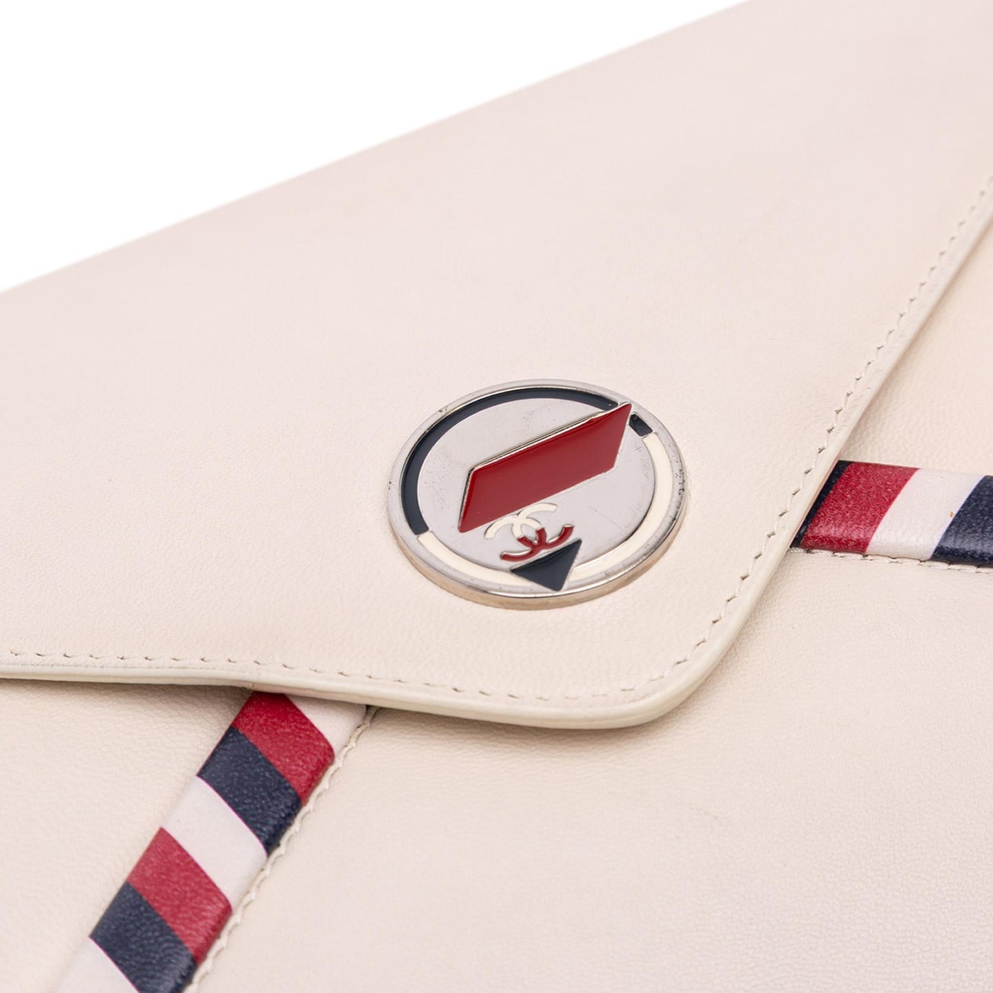 Chanel Lambskin Airlines Envelope Clutch