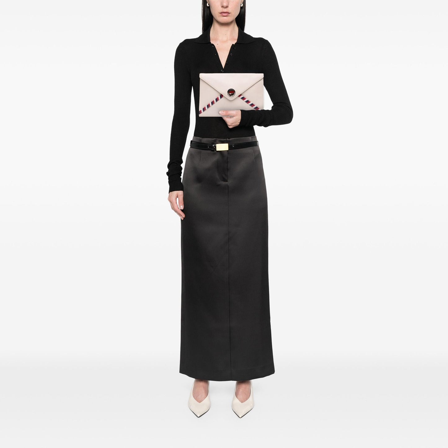 Chanel Lambskin Airlines Envelope Clutch