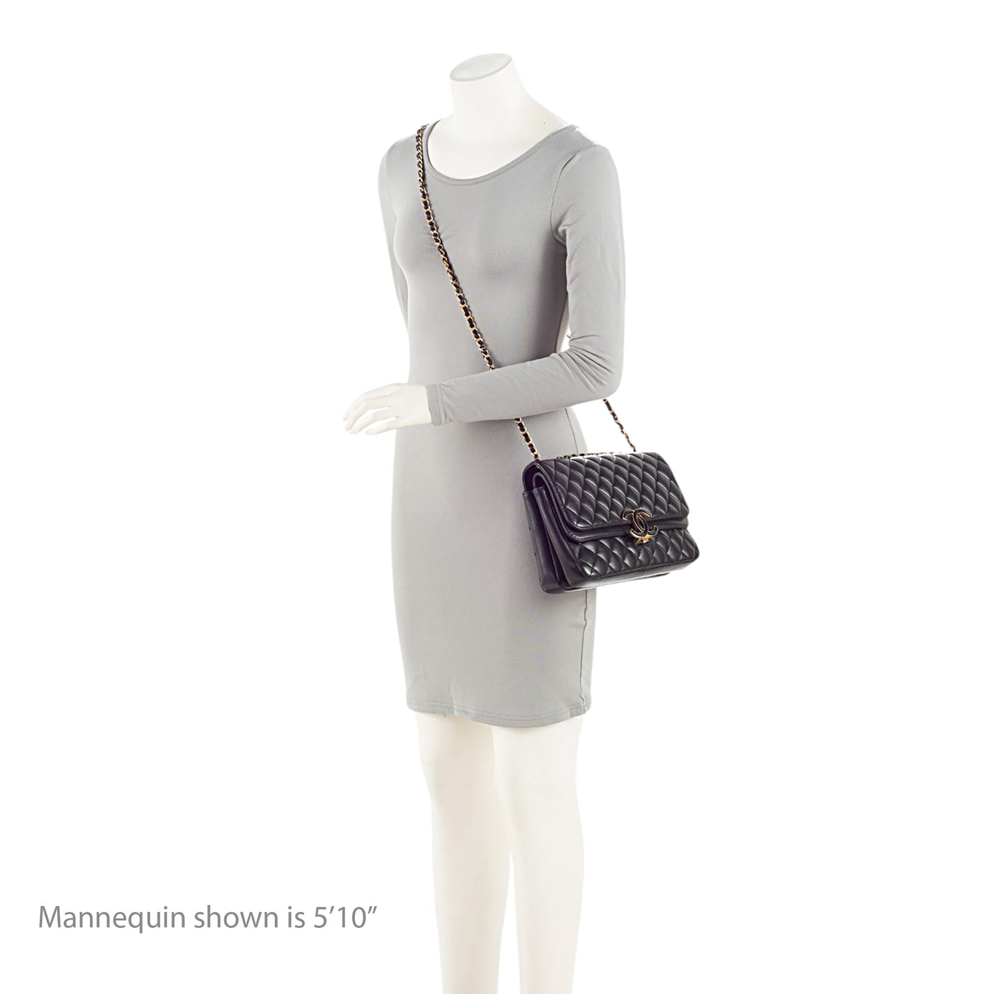 Chanel Lambskin CC Chic Medium Flap Bag (SHF-JgVtpv)