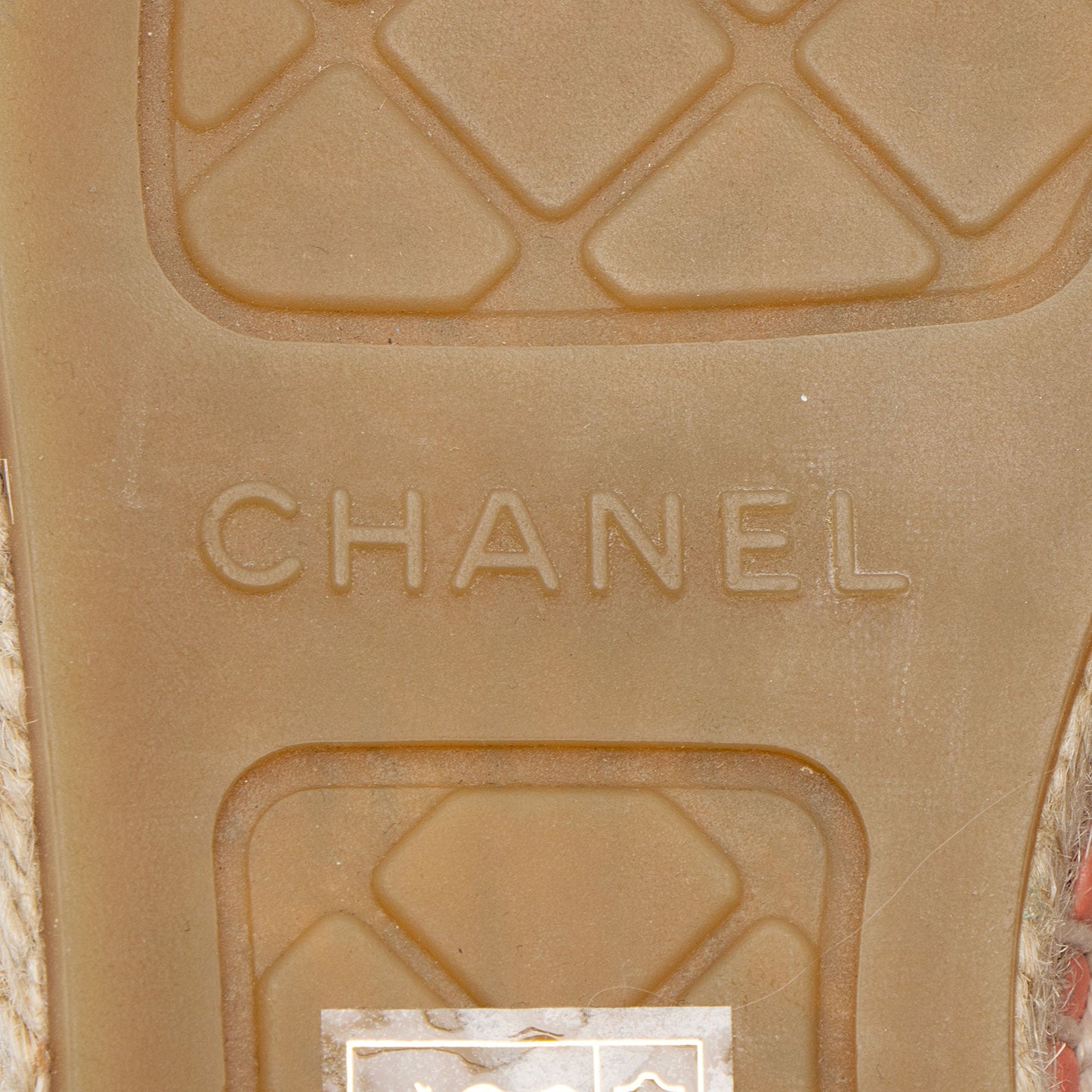Chanel Lambskin CC Espadrilles - Size 6 / 36