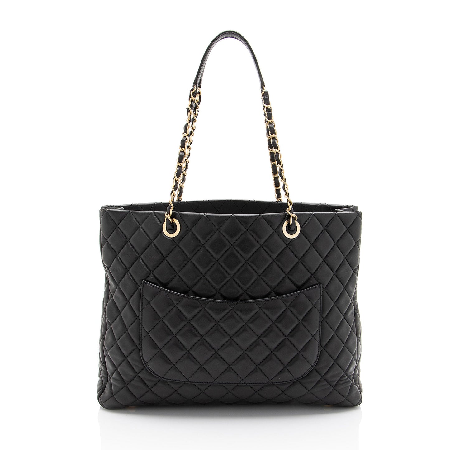 Chanel Lambskin CC Medallion Tote