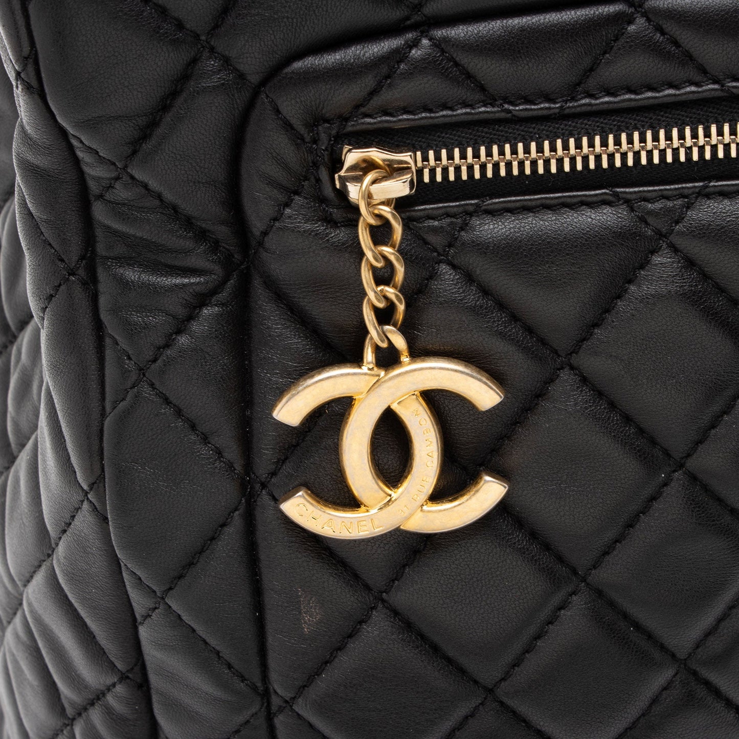 Chanel Lambskin CC Medallion Tote