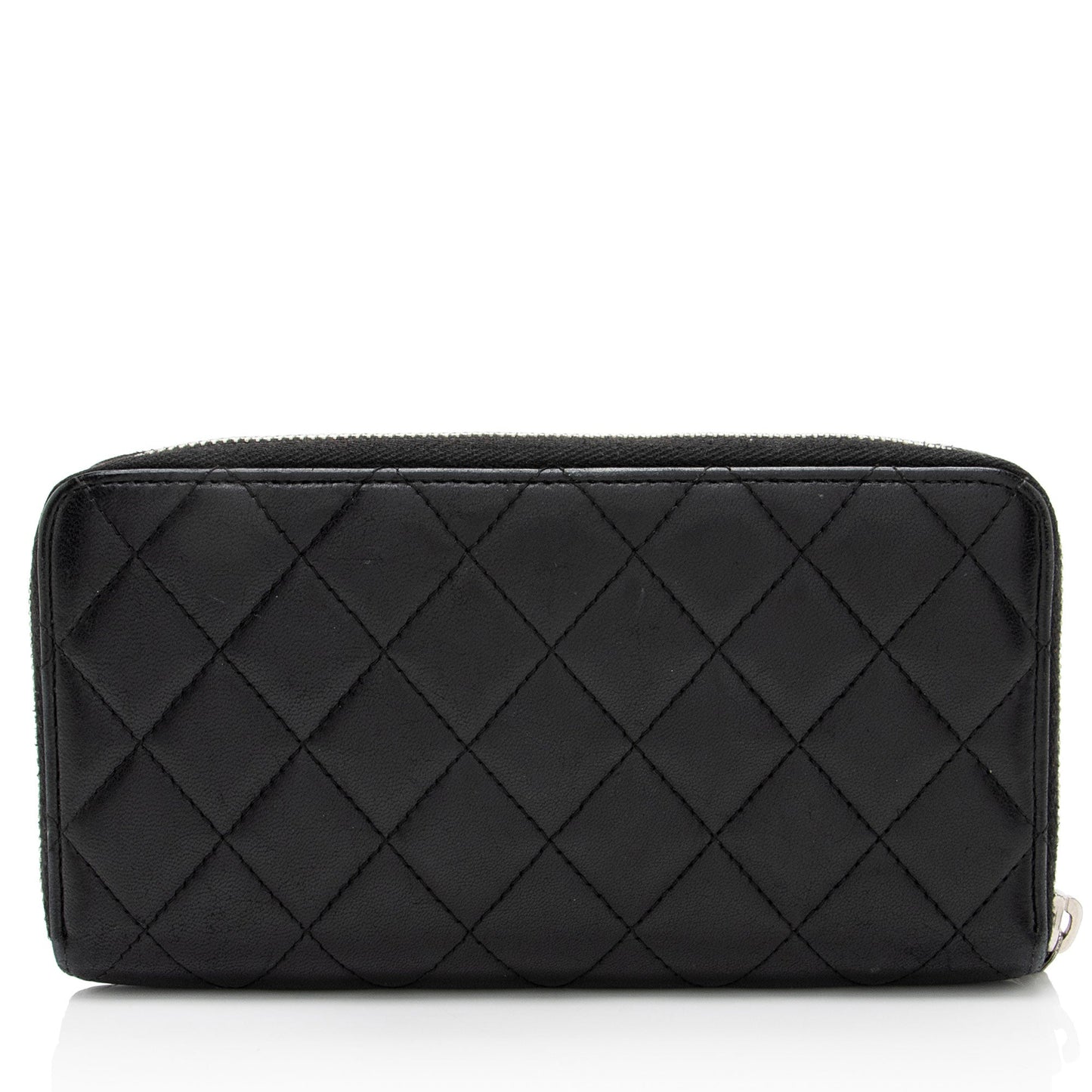Chanel Lambskin CC Zip Around Wallet
