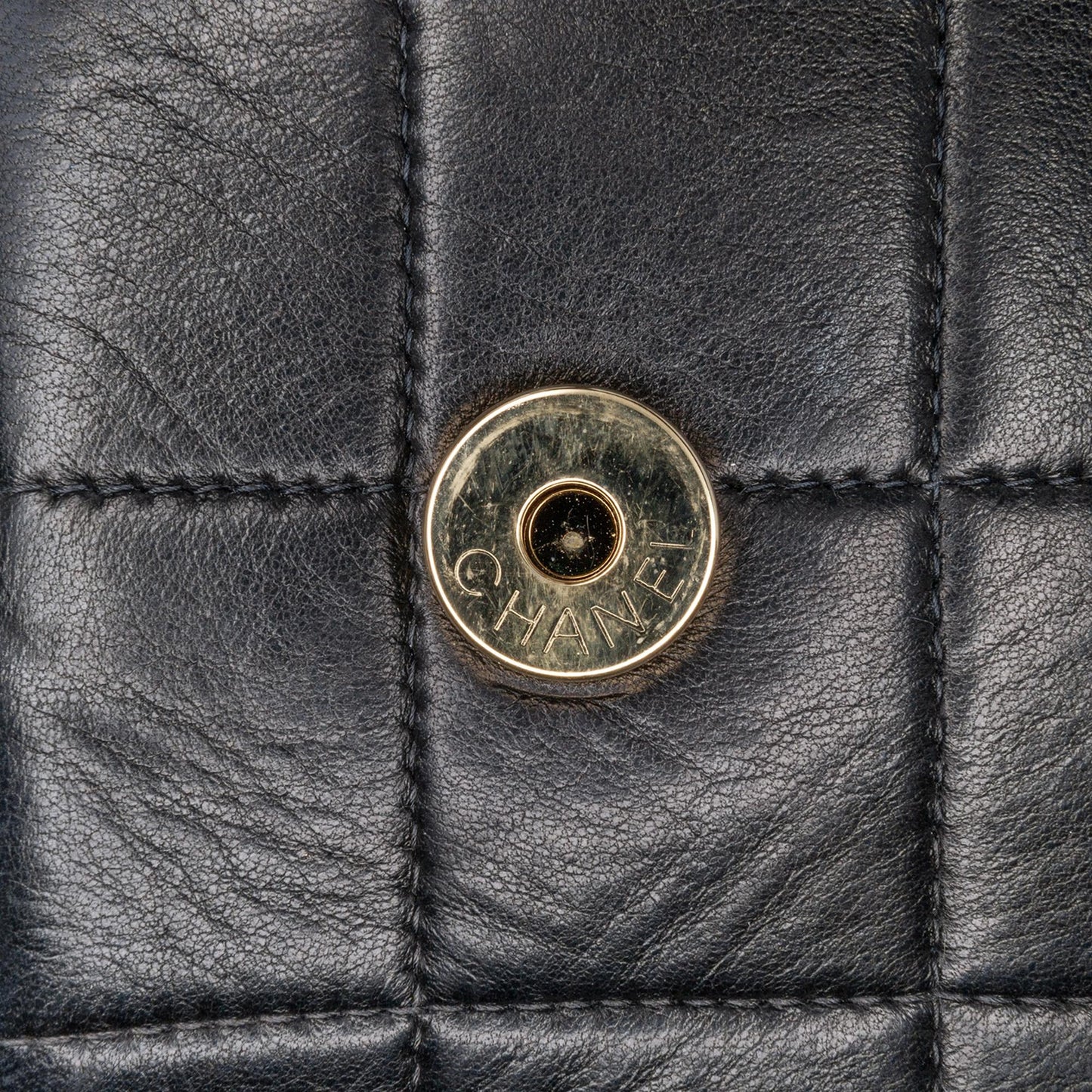 Chanel Lambskin Chocolate Bar Pearl Chain Flap