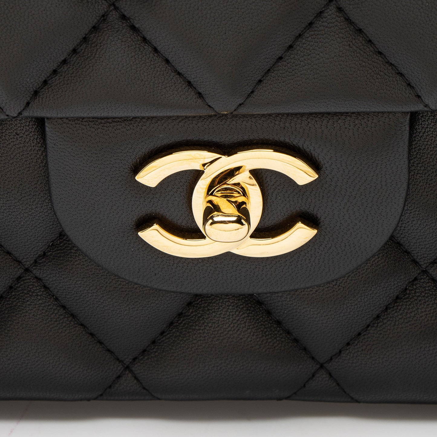 Chanel Lambskin Classic Jumbo Double Flap Bag