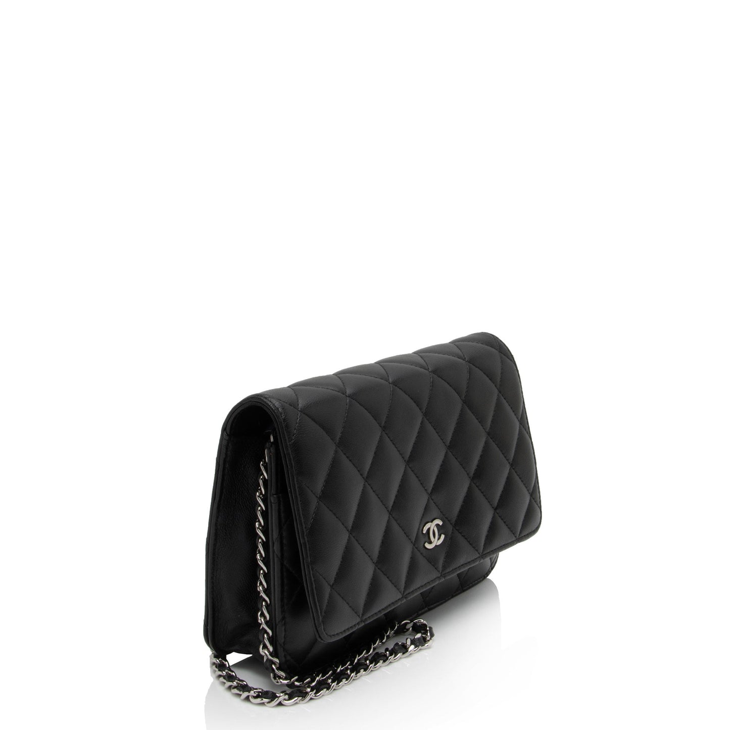 Chanel Lambskin Classic Wallet on Chain (SHF-zqvIju)
